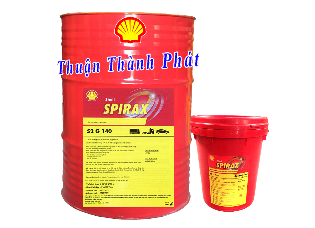 Spirax S2 G 140 phuy, xô